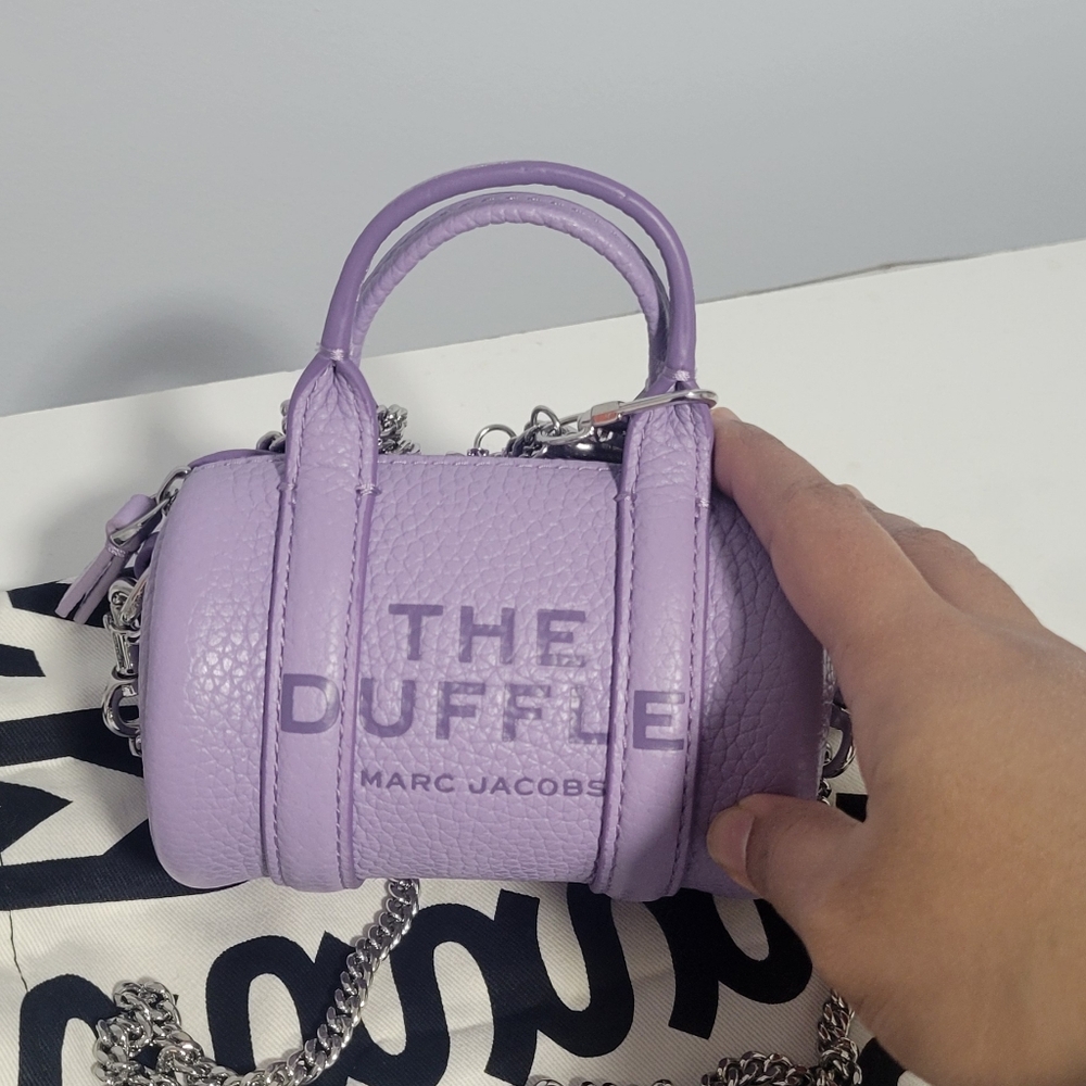 Marc Jacobs Purple Mini Duffle Bag